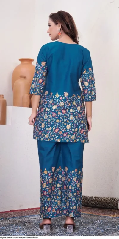 DIVA 137 Teal Pure Cotton Kantha work Elegant Kurti with Designer Work. Price 1749 - Delivery 4-6 Working Days. Shop now. | Kurti, Bollywood Kurti, Creative Kurtis, Designer Kurti, Party Wear Kurti, Selfie Kurti