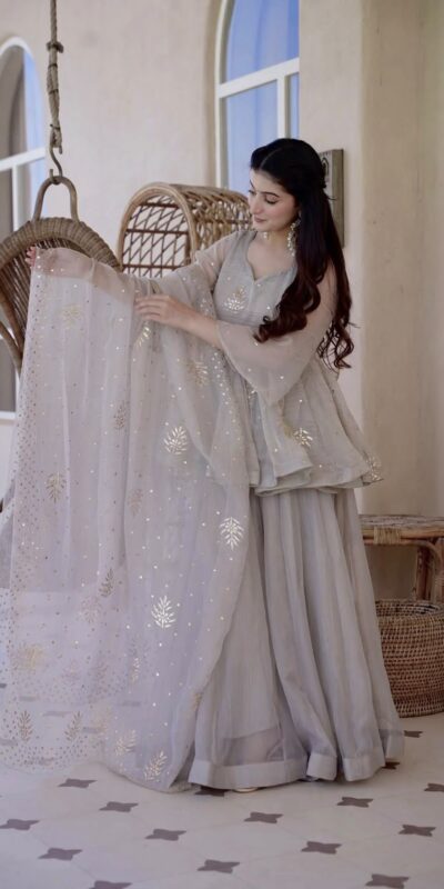 RTC 6046 Grey Grey Tabby Silk Salwar Suit. Perfect for Wedding, Party, Mehendi, Eid, Raksha Bandhan – Exclusive Offer ₹2399. Delivery 4-6 Working Days. | Jump Suits, Salwar suit, Casual Suits, Creative suits, Designer Suits, Palazzo Suits, Party Wear Suits, Patiala Suits, Straight Suits