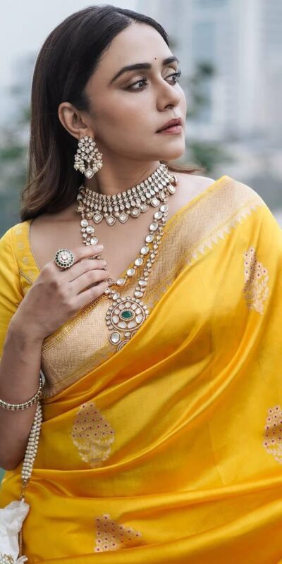 KPR 253 Yellow Color Yellow Soft Lichi Silk Saree with Jacquard Work. Best Price ₹1349. Delivery 4-6 Working Days. Shop now. | Designer Sarees, Modern Digital sarees, Sarees, Bollywood Sarees, Creative Sarees, Embroidered Sarees, Ethnic Saree, Party Wear Sarees