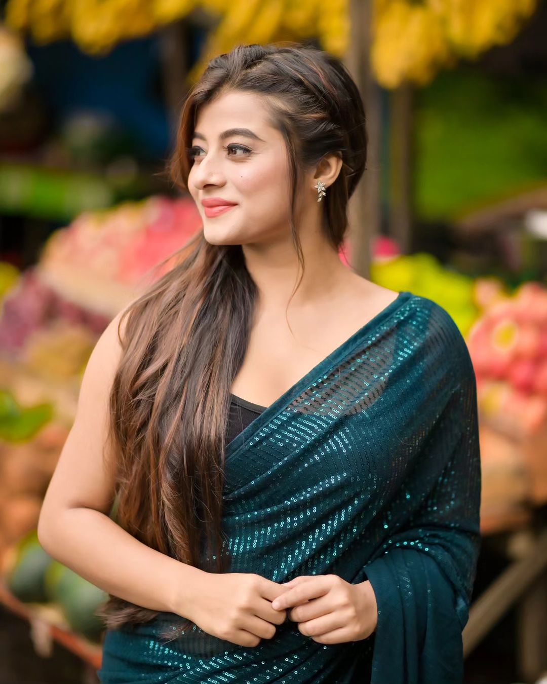 BT 176 Teal Color Georgette Saree l with Sequins Work. Wedding Festive Deal ₹1599. Delivery 4-6 Working Days. Online Shop now. | Designer Sarees, Modern Digital sarees, Sarees, Bollywood Sarees, Creative Sarees, Embroidered Sarees, Ethnic Saree, Party Wear Sarees