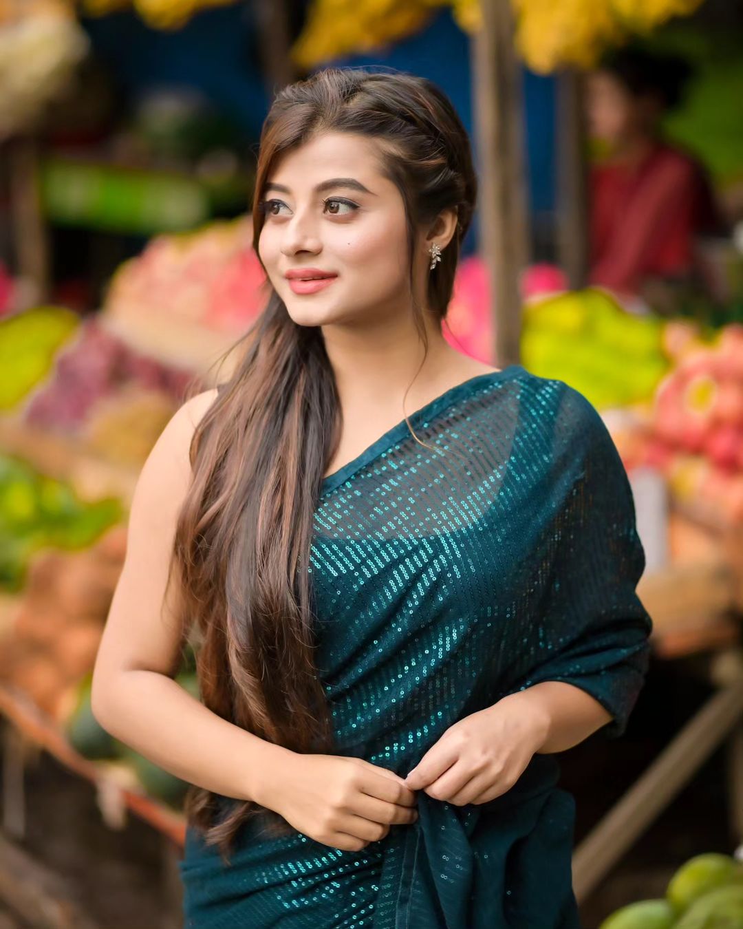 BT 176 Teal Color Georgette Saree l with Sequins Work. Wedding Festive Deal ₹1599. Delivery 4-6 Working Days. Online Shop now. | Designer Sarees, Modern Digital sarees, Sarees, Bollywood Sarees, Creative Sarees, Embroidered Sarees, Ethnic Saree, Party Wear Sarees