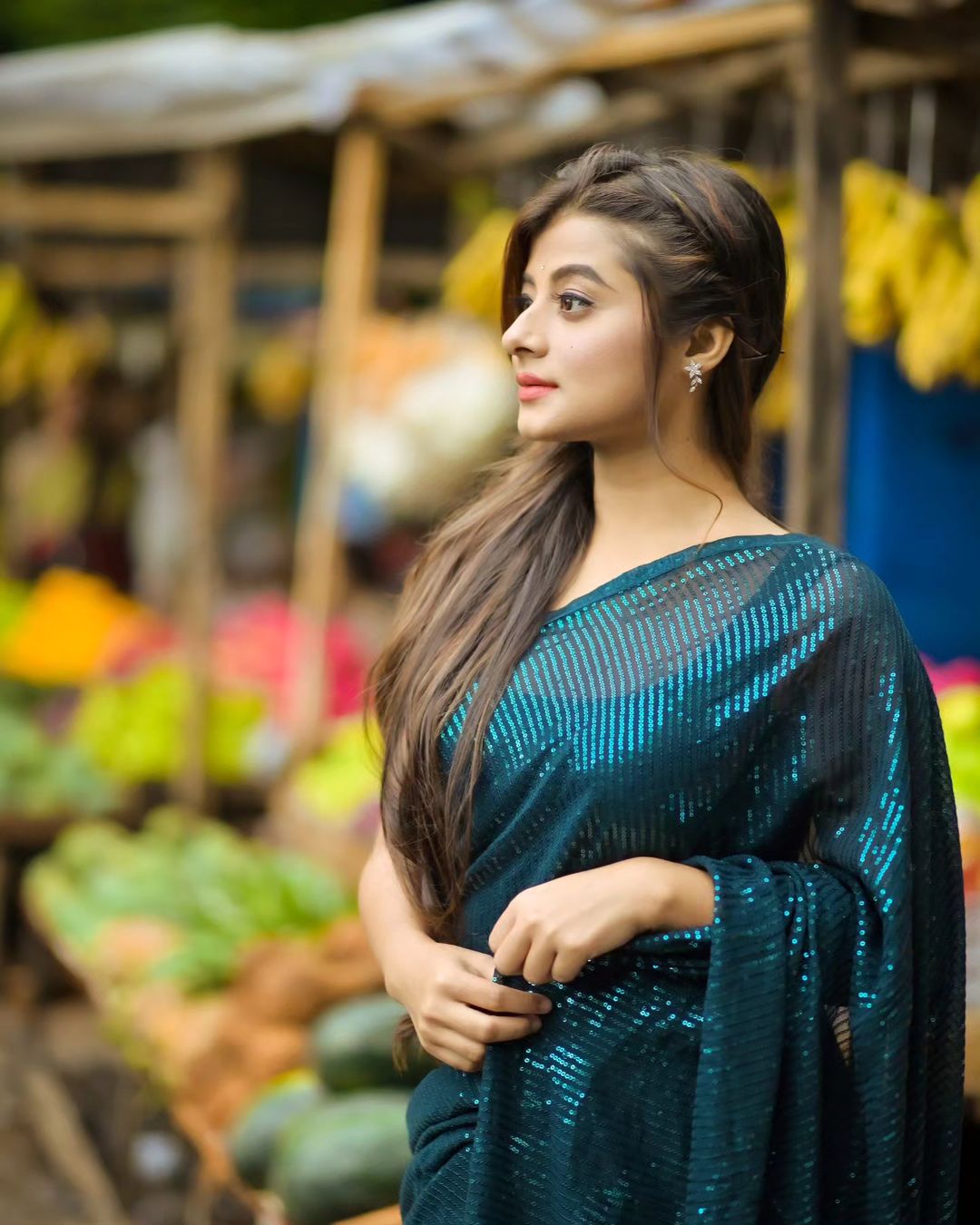 BT 176 Teal Color Georgette Saree l with Sequins Work. Wedding Festive Deal ₹1599. Delivery 4-6 Working Days. Online Shop now. | Designer Sarees, Modern Digital sarees, Sarees, Bollywood Sarees, Creative Sarees, Embroidered Sarees, Ethnic Saree, Party Wear Sarees