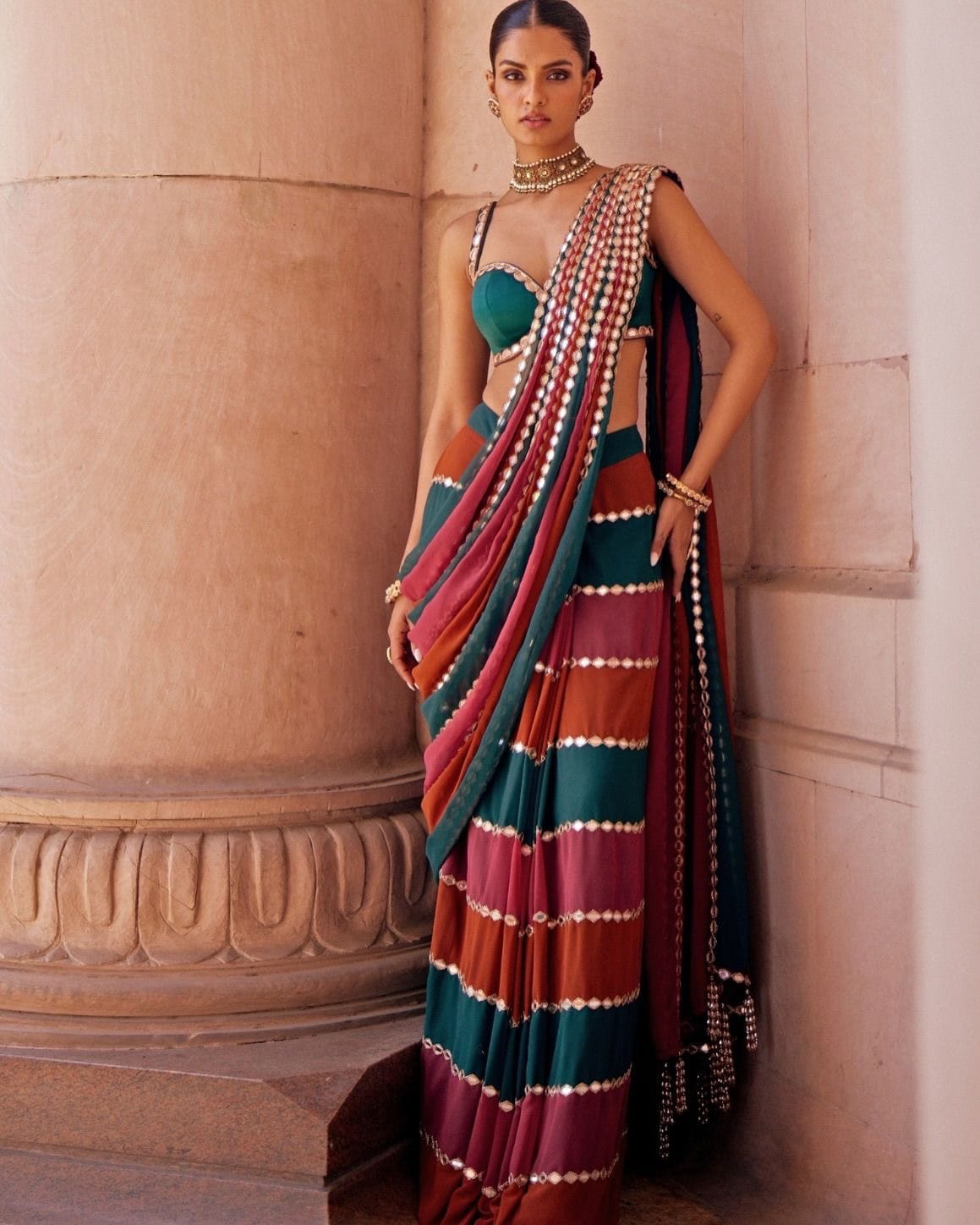 DF 3460 Multi Faux Georgette Saree Perfect for Wedding, Party, Cultural Events, Traditional Day, Pooja – . Grab it for ₹2099. Delivery 4-6 Working Day | Designer Sarees, Modern Digital sarees, Sarees, Bollywood Sarees, Creative Sarees, Embroidered Sarees, Ethnic Saree, Party Wear Sarees