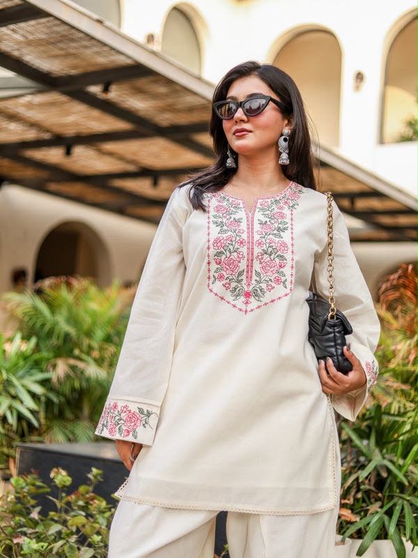 NSR 898 Off White Khadi Cotto Salwar Suit with Embroidery Work & Lace Work. Available at ₹1749 only. Delivery 4-6 Working Days. Shop now. | Jump Suits, Salwar suit, Casual Suits, Creative suits, Designer Suits, Palazzo Suits, Party Wear Suits, Patiala Suits, Straight Suits