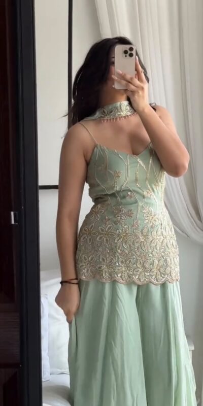 PST 1200 Pista Faux Georgette Salwar Suit erfect for Wedding, Party, Mehendi, Pongal, Reception – . Available at ₹1899 only. Delivery 4-6 Working Days | Jump Suits, Salwar suit, Casual Suits, Creative suits, Designer Suits, Palazzo Suits, Party Wear Suits, Patiala Suits, Straight Suits
