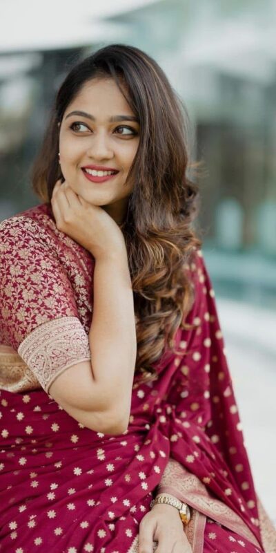 KPR 228 Red in Soft Lichi Silk Jacquard Work Designer Work Saree . Exclusive Offer ₹1349. Delivery 4-6 Working Days. Shop now. | Designer Sarees, Modern Digital sarees, Sarees, Bollywood Sarees, Creative Sarees, Embroidered Sarees, Ethnic Saree, Party Wear Sarees