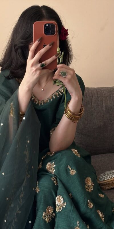 MF 535 Teal Green Aada Slab Silk Salwar Suit with Embroidery Work & Mirror Work. Festive Deal ₹2399. Delivery 4-6 Working Days. Shop now. | Jump Suits, Salwar suit, Casual Suits, Creative suits, Designer Suits, Palazzo Suits, Party Wear Suits, Patiala Suits, Straight Suits