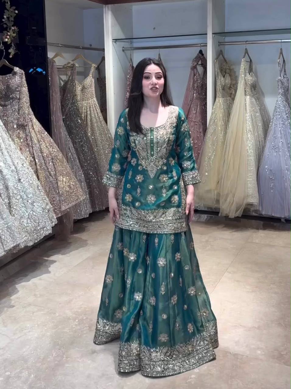 WW 1243 Teal NC Zimmy Silk Salwar Suit Perfect for Wedding, Party, Baby Shower, Festival Celebrations, Pongal – . Grab it for ₹2449. Delivery 4-6 Worki | Jump Suits, Salwar suit, Casual Suits, Creative suits, Designer Suits, Palazzo Suits, Party Wear Suits, Patiala Suits, Straight Suits