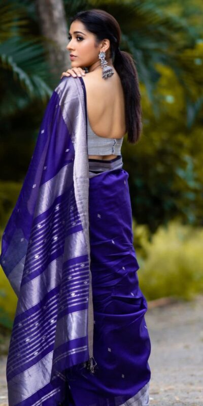 KP 5091 Royal Blue Soft Lichi Silk Saree with Lace Work & Lace Border. Introductory Price ₹1349. Delivery 4-6 Working Days. Shop now. | Designer Sarees, Modern Digital sarees, Sarees, Bollywood Sarees, Creative Sarees, Embroidered Sarees, Ethnic Saree, Party Wear Sarees