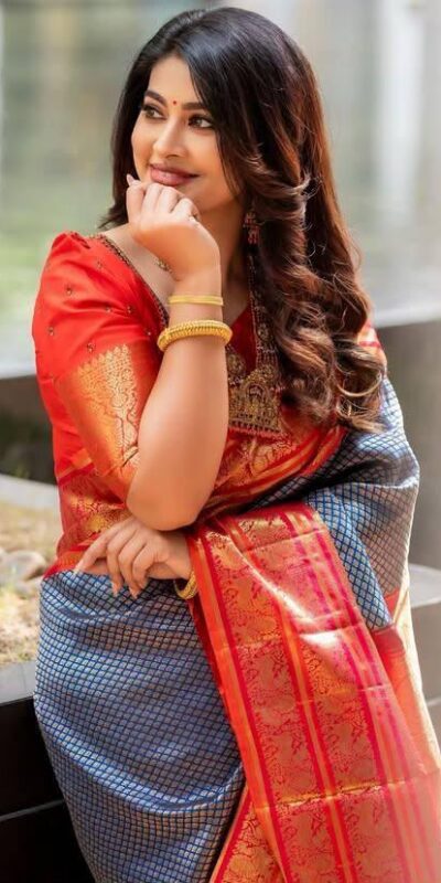 KPR 274 Grey Soft Lichi Silk Saree with Lace Work & Lace Border. Introductory Price ₹1649. Delivery 4-6 Working Days. Shop now. | Designer Sarees, Modern Digital sarees, Sarees, Bollywood Sarees, Creative Sarees, Embroidered Sarees, Ethnic Saree, Party Wear Sarees