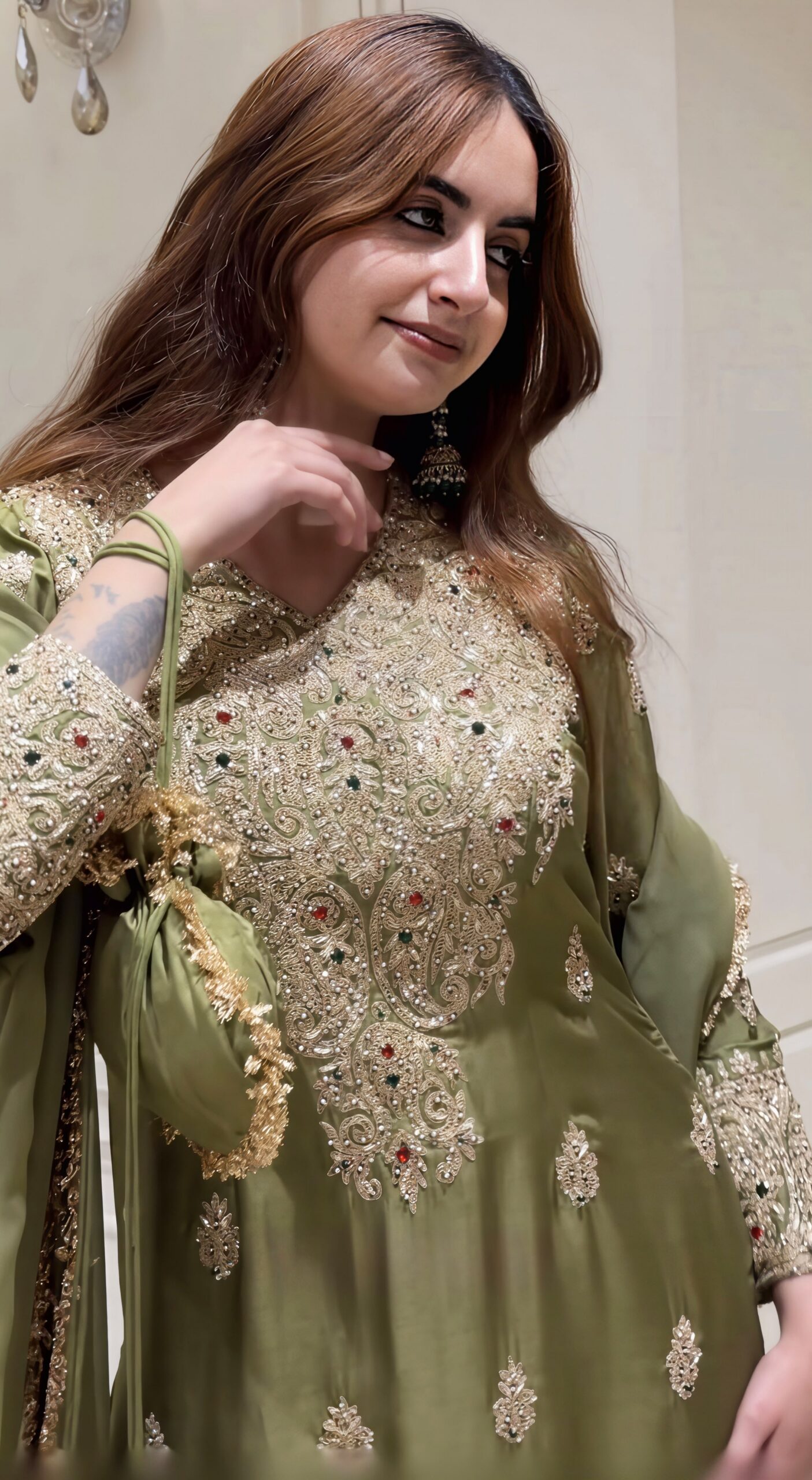 NSR 906 Mehandi Roman Silk Salwar Suit with Sequins Work & Embroidery Work. Available at ₹2449 only. Delivery 4-6 Working Days. Shop now. | Jump Suits, Salwar suit, Casual Suits, Creative suits, Designer Suits, Palazzo Suits, Party Wear Suits, Patiala Suits, Straight Suits