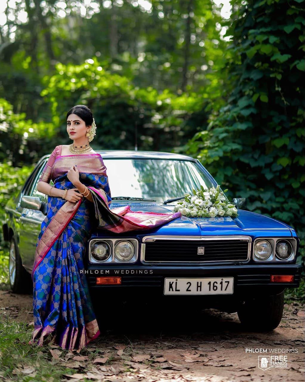 KPR 113 Royal Blue Soft Lichi Silk Saree with Lace Work & Lace Border. Introductory Price ₹1649. Delivery 4-6 Working Days. Shop now. | Designer Sarees, Modern Digital sarees, Sarees, Bollywood Sarees, Creative Sarees, Embroidered Sarees, Ethnic Saree, Party Wear Sarees