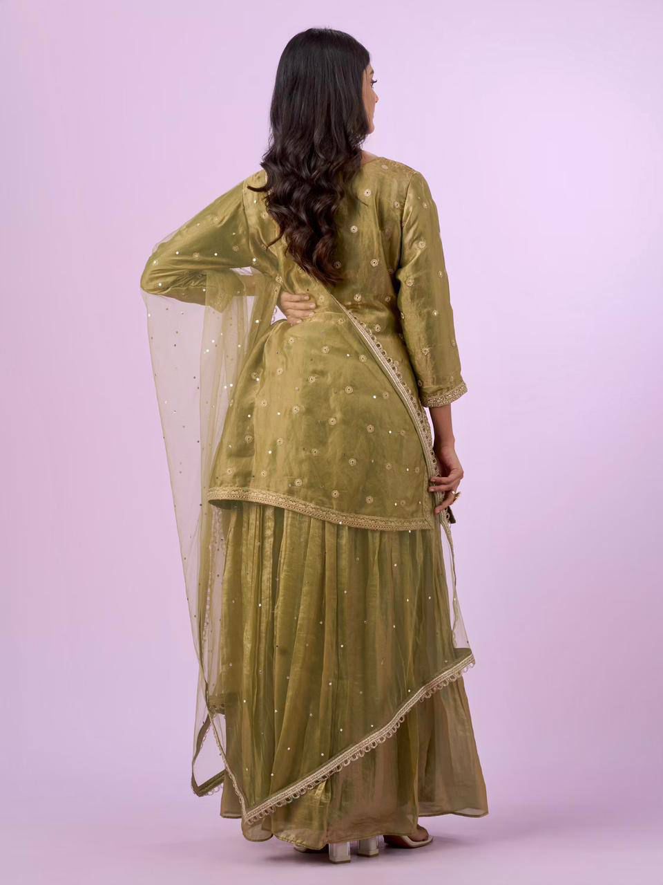 ZD 10016 Mehandi Fendy Silk Salwar Suitwith Embroidery Work & Lace Work. Now at just ₹2399. Delivery 4-6 Working Days. Shop now. | Jump Suits, Salwar suit, Casual Suits, Creative suits, Designer Suits, Palazzo Suits, Party Wear Suits, Patiala Suits, Straight Suits
