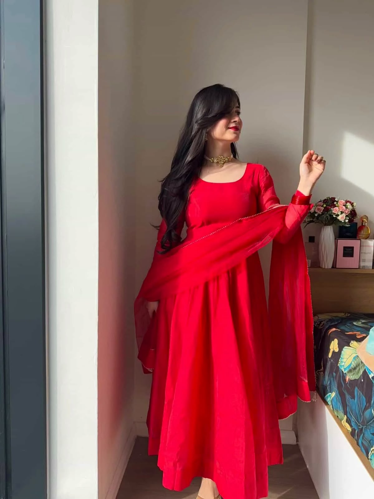 KD 1627 Red | Red Fantastic Red Tabby Silk Lace Work Anarkali Suit . Best Price ₹1699. Delivery 4-6 Working Days. Shop now. | Anarkali Suits, Bollywood Anarkali, Creative-Anarkali, Designer Anarkali, Embroidered Anarkali, Party Wear Anarkali