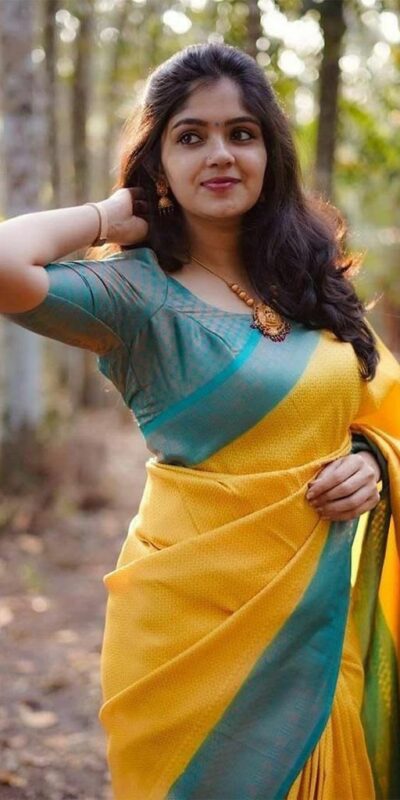 KP 5019 Yellow Soft Lichi Jacquard Work Saree for Wedding, Party, Cultural Events, Traditional Day, Pooja . Grab it for ₹1649. Delivery 4-6 Working Day | Designer Sarees, Modern Digital sarees, Sarees, Bollywood Sarees, Creative Sarees, Embroidered Sarees, Ethnic Saree, Party Wear Sarees