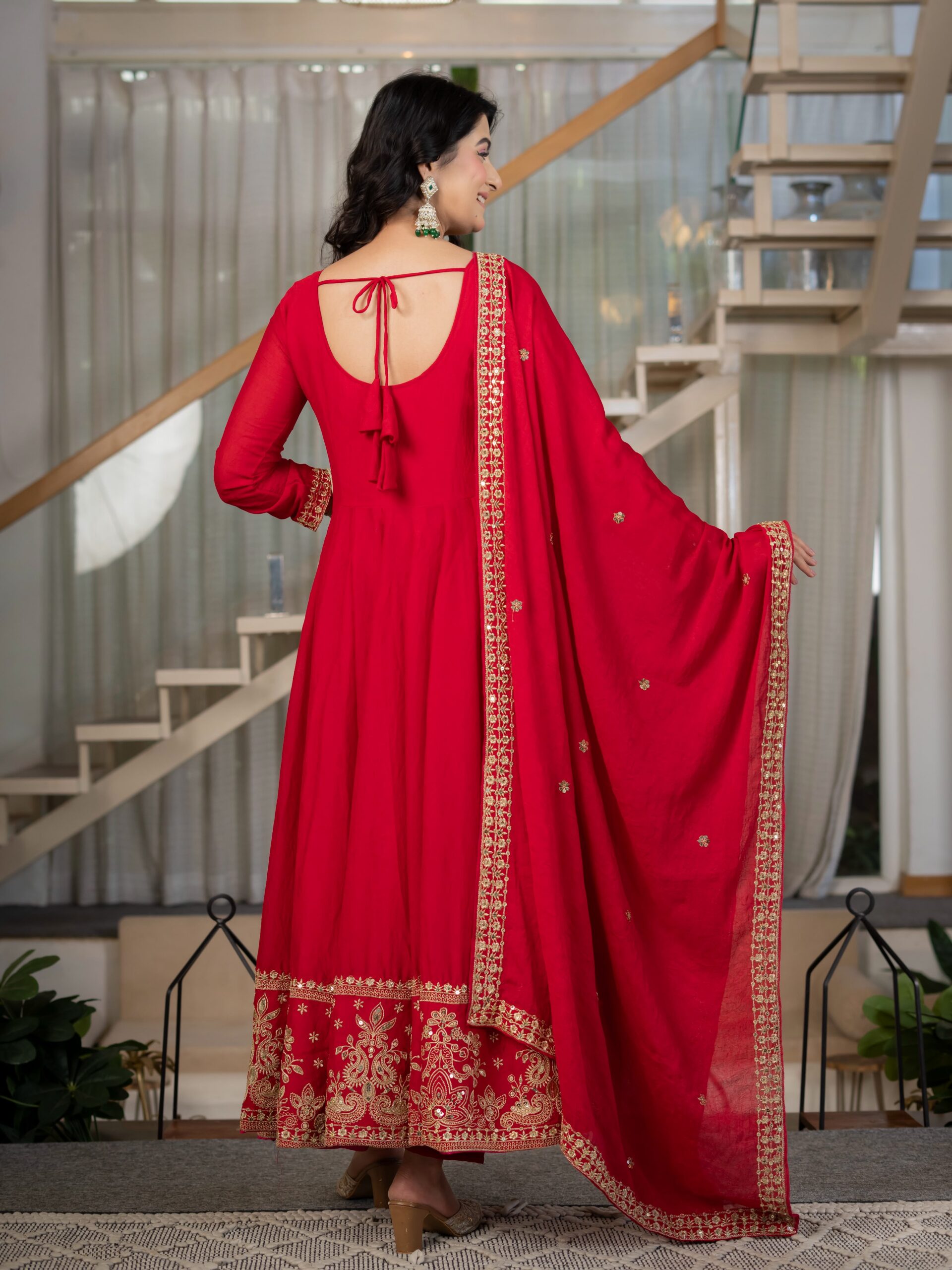 ND 5080 Red Rangoli Silk Perfect for Wedding, Party, Holi, Pooja, Anniversary – Salwar Suit. Get it for ₹2849. Delivery 4-6 Working Days. Shop now. | Jump Suits, Salwar suit, Casual Suits, Creative suits, Designer Suits, Palazzo Suits, Party Wear Suits, Patiala Suits, Straight Suits