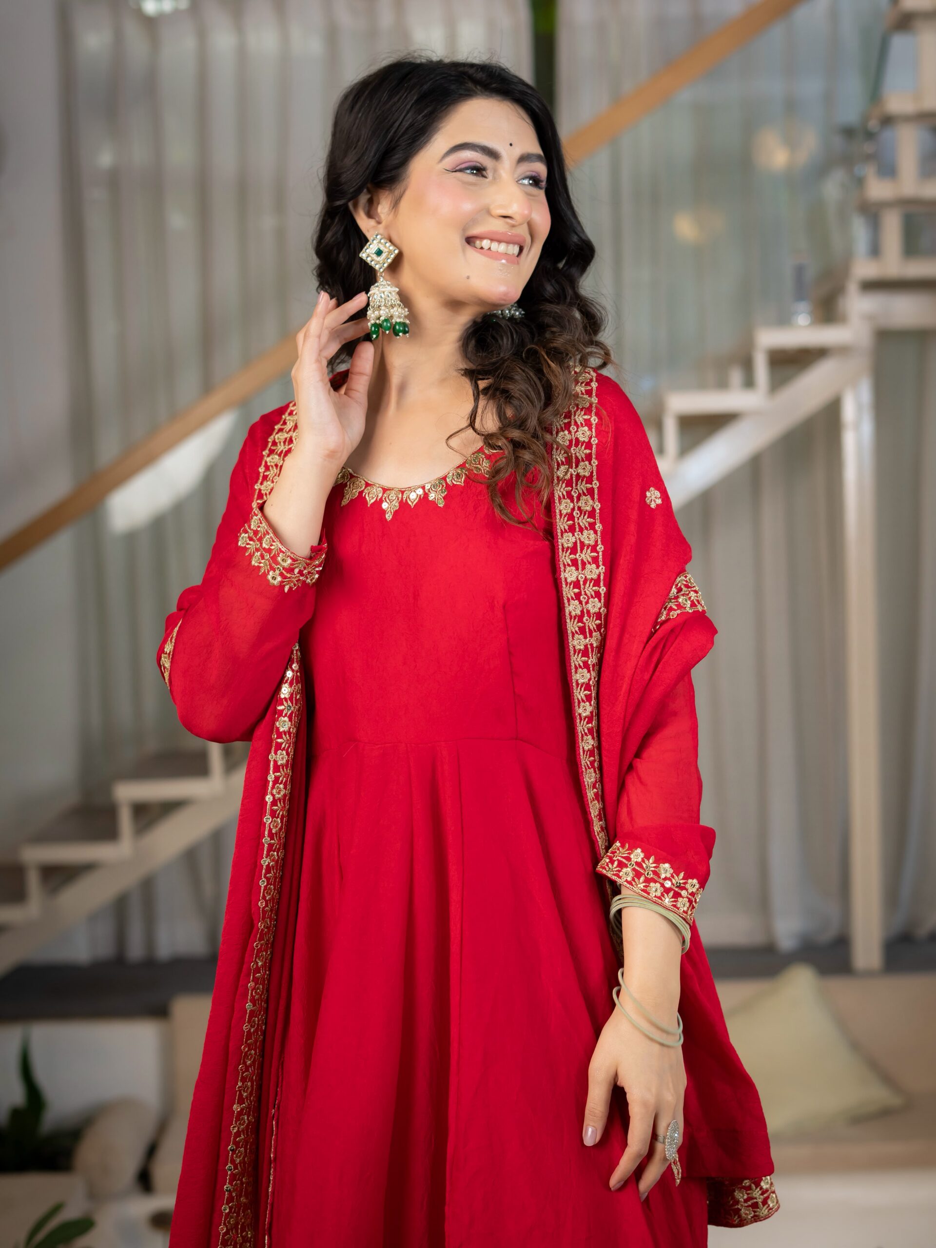 ND 5080 Red Rangoli Silk Perfect for Wedding, Party, Holi, Pooja, Anniversary – Salwar Suit. Get it for ₹2849. Delivery 4-6 Working Days. Shop now. | Jump Suits, Salwar suit, Casual Suits, Creative suits, Designer Suits, Palazzo Suits, Party Wear Suits, Patiala Suits, Straight Suits