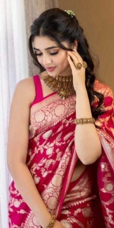 KP 6016 Pink Color Soft Lichi Silk Jacquard On All Over Saree Casual, Party Wear, Wedding, Events Etc. Expected Delivery 4-6 Working Days @1549/- | Designer Sarees, Modern Digital sarees, Sarees, Bollywood Sarees, Creative Sarees, Embroidered Sarees, Ethnic Saree, Party Wear Sarees