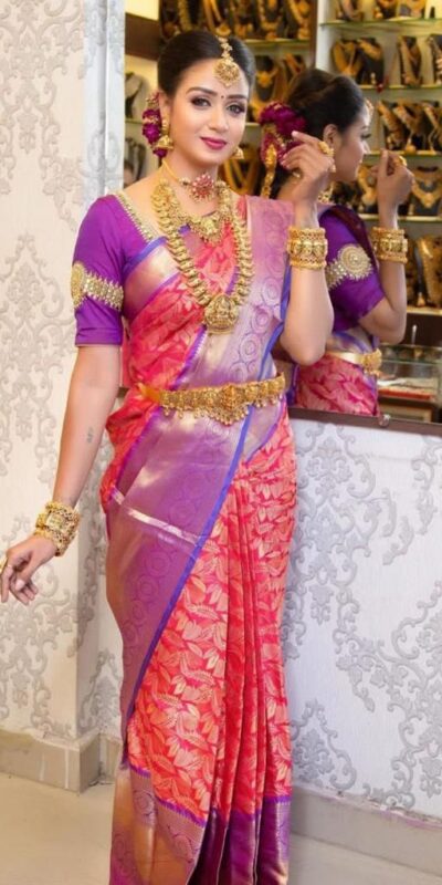 KPR 185 Pink Color Soft Lichi Silk Saree with Lace Border & Lace Work. Best Price ₹1649. Delivery 4-6 Working Days. Shop now. | Designer Sarees, Modern Digital sarees, Sarees, Bollywood Sarees, Creative Sarees, Embroidered Sarees, Ethnic Saree, Party Wear Sarees