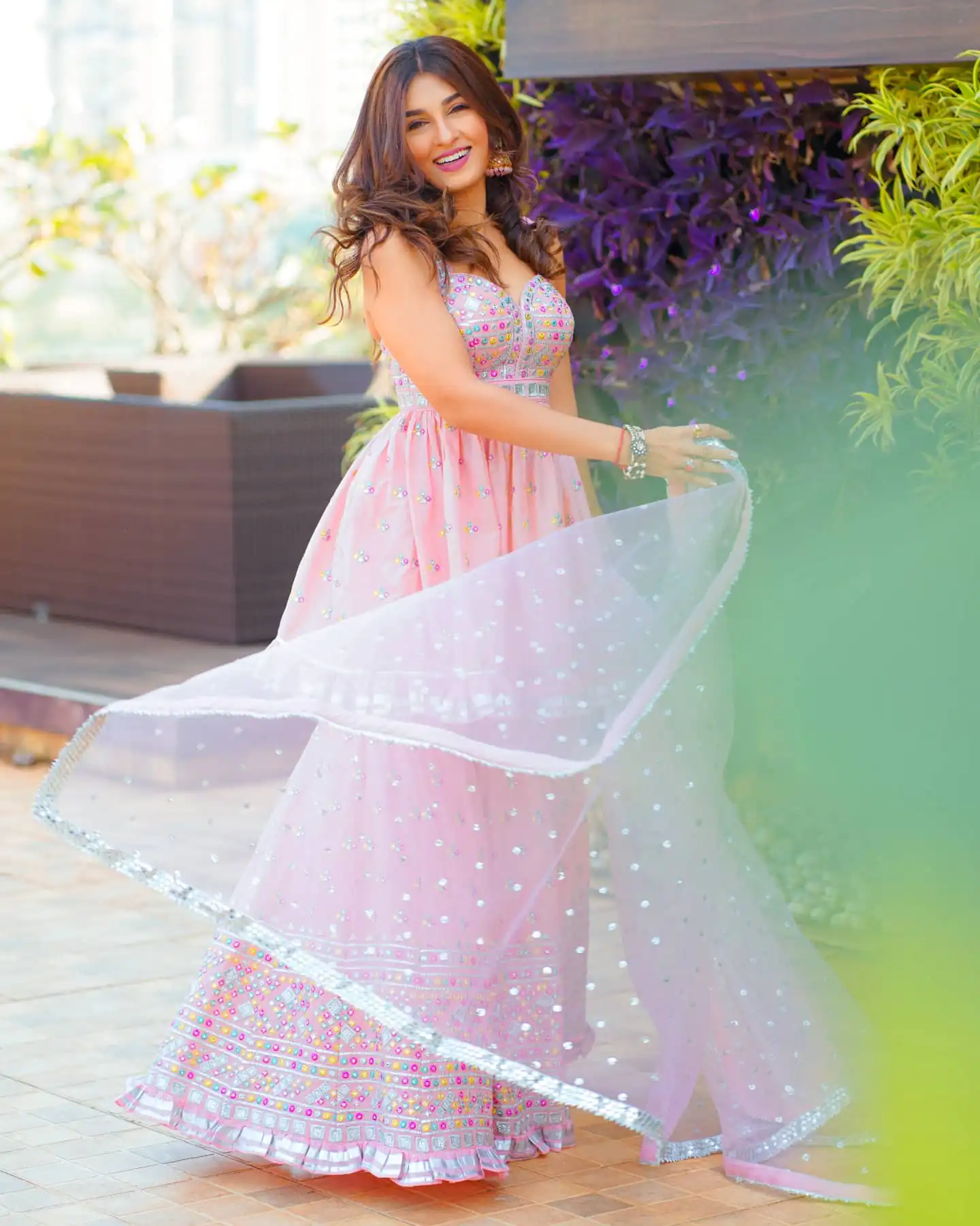 NSR 202 Pink Top : Heavy Faux Georgette Sharara : Heavy Faux Georgette Work : Heavy Embroidery Work Wedding, Party @2099/- | Salwar suit, Casual Suits, Creative suits, Designer Suits, Palazzo Suits, Party Wear Suits, Straight Suits