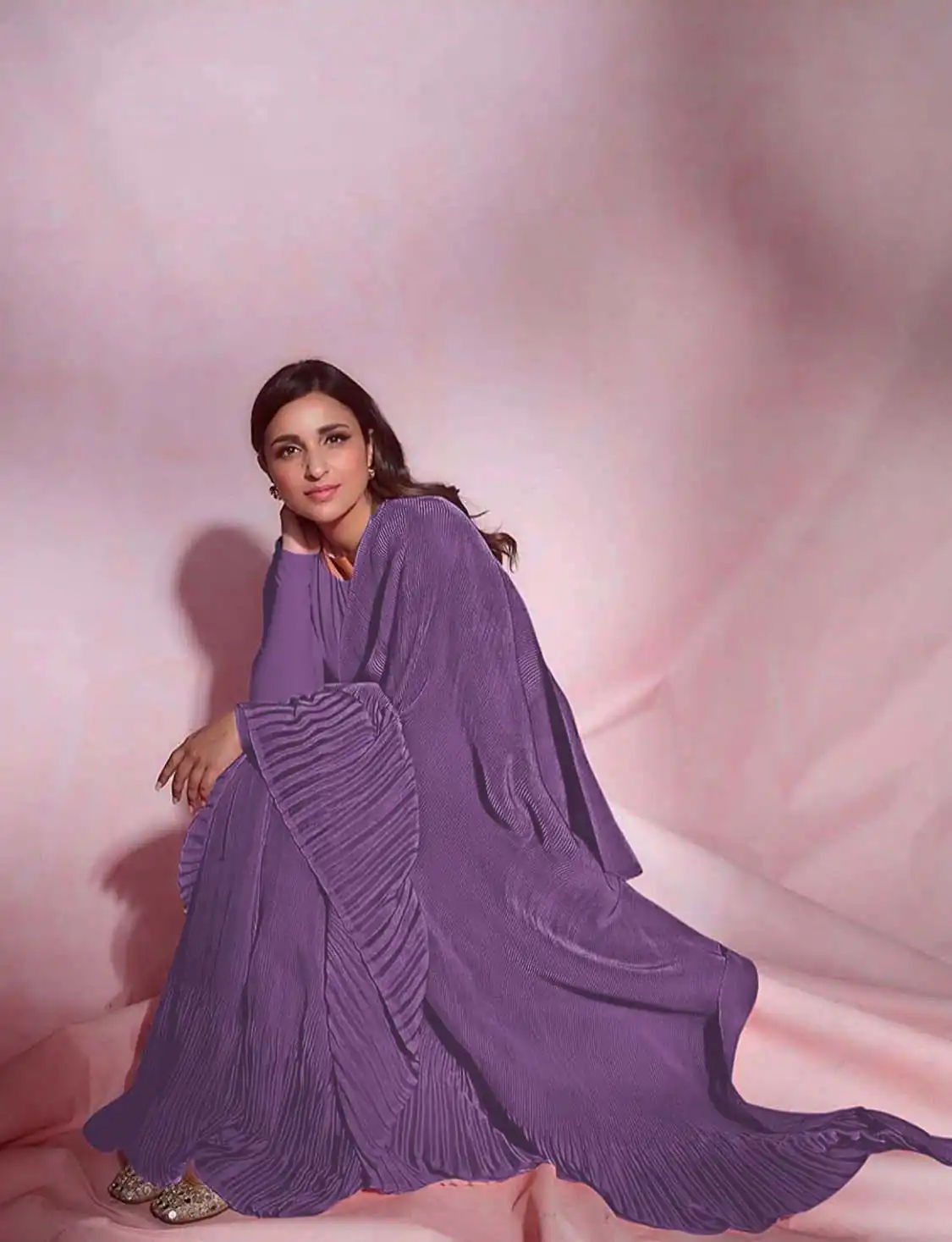 SN 706 Light Purple Saree : Japan Satin Silk Work : Fancy Pleating Work Casual, Party Wear, Wedding Designer Light Purple Saree @1399/- | Sarees, Bollywood Sarees, Creative Sarees, Designer Sarees, Embroidered Sarees, Ethnic Saree, Modern Digital sarees, Party Wear Sarees