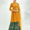 ?FC 1173 Yellow Top : Georgette Work : Embroidery Work Dupatta : Heavy Net Inner : Santoon Wedding, Party, Festive, Events @2449/- | Salwar suit, Creative suits, Designer Suits, Palazzo Suits, Party Wear Suits, Straight Suits