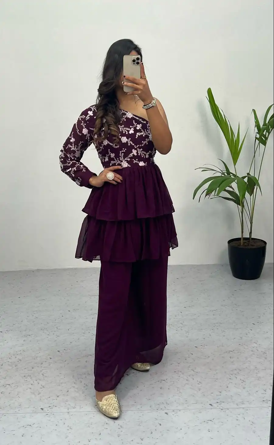 RC 263 PurpleHeavy Georgette Embroidery Sequence Work Plazzo Suit Casual, Wedding, Party, Festive, Events Etc. Expected Delivery  4-6 Working Days @1749 | Salwar suit, Casual Suits, Creative suits, Designer Suits, Palazzo Suits, Party Wear Suits, Straight Suits