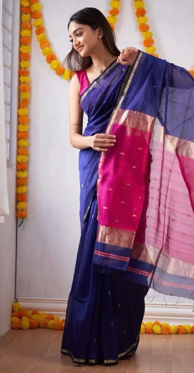 KP 5034 Navy Blue Color Soft Lilan Slab Jacquard Work Saree Casual, Party Wear, Wedding, Events Etc. Expected Delivery 4-6 Working Days @1449/- | Designer Sarees, Sarees, Bollywood Sarees, Creative Sarees, Embroidered Sarees, Ethnic Saree, Modern Digital sarees, Party Wear Sarees