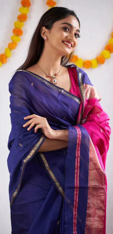 KP 5034 Navy Blue Color Soft Lilan Slab Jacquard Work Saree Casual, Party Wear, Wedding, Events Etc. Expected Delivery 4-6 Working Days @1449/- | Designer Sarees, Sarees, Bollywood Sarees, Creative Sarees, Embroidered Sarees, Ethnic Saree, Modern Digital sarees, Party Wear Sarees