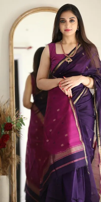 KP 5034 Violet Color Soft Lilan Slab Jacquard Work Saree Casual, Party Wear, Wedding, Events Etc. Expected Delivery 4-6 Working Days @1449/- | Designer Sarees, Sarees, Bollywood Sarees, Creative Sarees, Embroidered Sarees, Ethnic Saree, Modern Digital sarees, Party Wear Sarees
