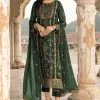 DS 1012 Stone Green Color Georgette Embroidered Sequence Salwar Suit , Wedding, Festive, Events Etc. Expected Delivery 4-6 Working Days @1799/- | Jump Suits, Salwar suit, Casual Suits, Creative suits, Designer Suits, Palazzo Suits, Party Wear Suits, Patiala Suits, Straight Suits