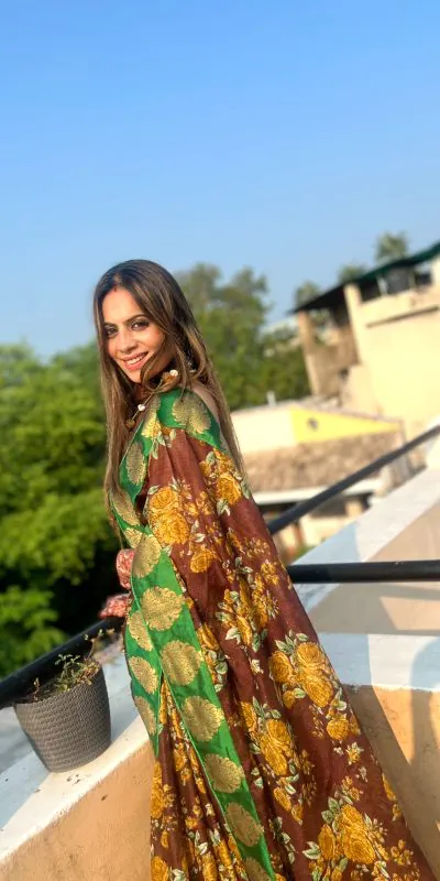 JR 471 Coffee Color Printed Manipuri Silk Saree Casual, Party Wear, Wedding, Events Etc. Expected Delivery 4-6 Working Days 1249/- | Sarees, Bollywood Sarees, Creative Sarees, Designer Sarees, Embroidered Sarees, Ethnic Saree, Modern Digital sarees, Party Wear Sarees