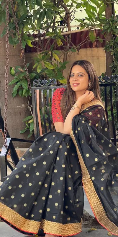 JR 502 Black Color Heavy Cotton Zequerd Butti Saree Casual, Party Wear, Wedding, Events Etc. Expected Delivery 4-6 Working Days 1499/- | Sarees, Bollywood Sarees, Creative Sarees, Designer Sarees, Embroidered Sarees, Ethnic Saree, Modern Digital sarees, Party Wear Sarees