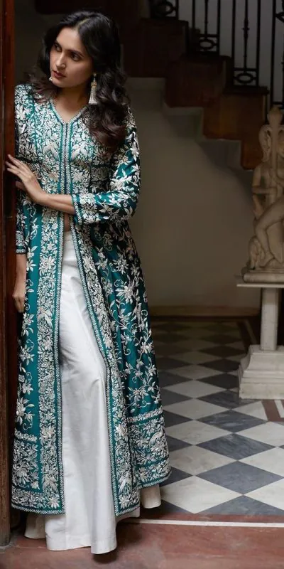  MF TAPARIA  Blue Color Cotton Slub With Heavy Embroidery Work Sharara Suit Wedding, Party, Festive, Events Etc. Expected 4-6 Working Days @1849/- | Jump Suits, Salwar suit, Casual Suits, Creative suits, Designer Suits, Palazzo Suits, Party Wear Suits, Patiala Suits, Straight Suits