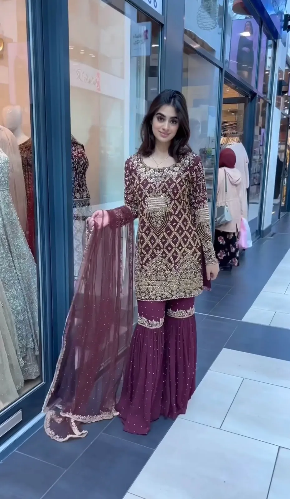 AD 093 Maroon Color Georgette Embroidery Work Sharara Suit Casual, Wedding, Party, Festive, Events Etc. Expected Delivery 4-6 Working Days @2099/- | Jump Suits, Salwar suit, Casual Suits, Creative suits, Designer Suits, Palazzo Suits, Party Wear Suits, Patiala Suits, Straight Suits
