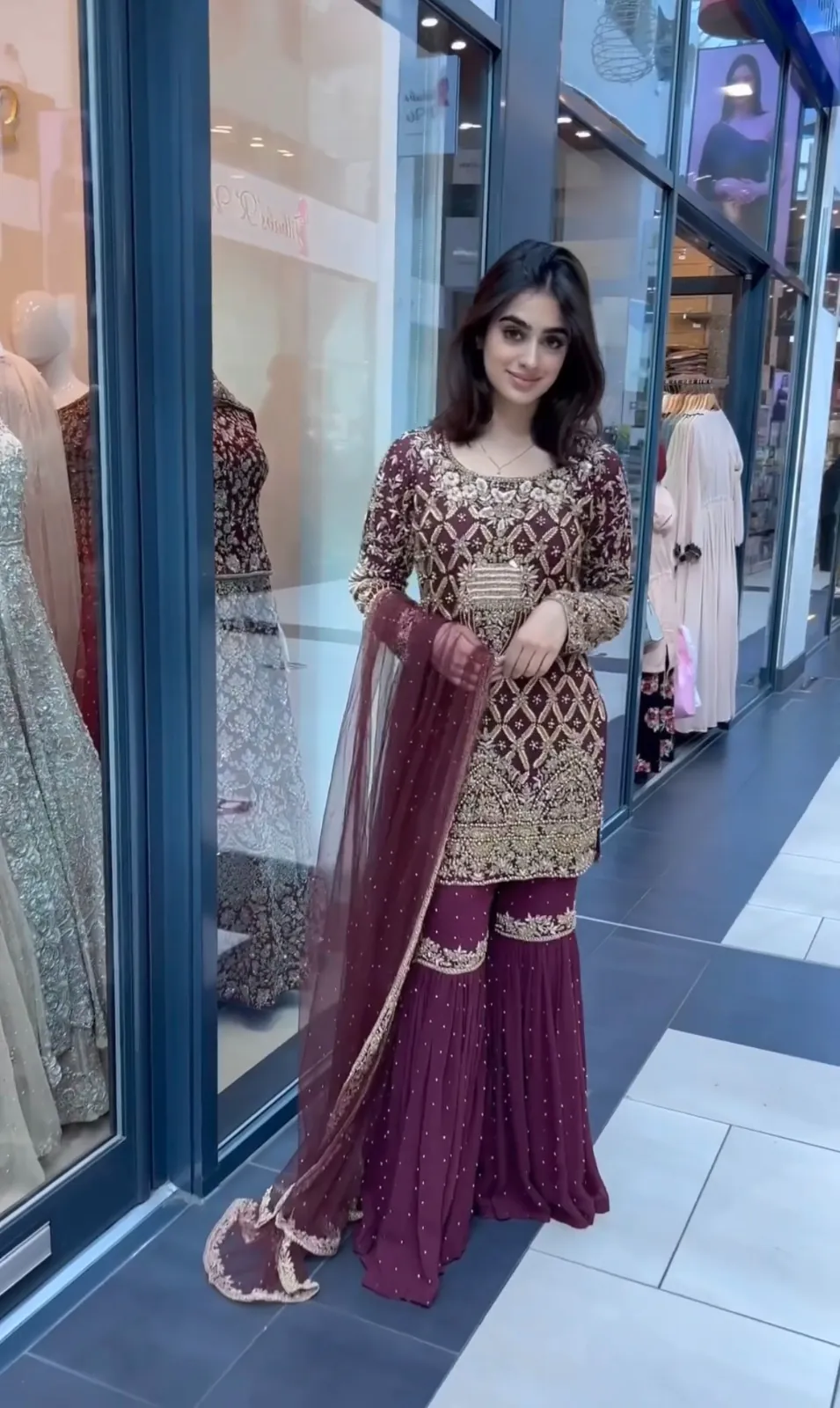 AD 093 Maroon Color Georgette Embroidery Work Sharara Suit Casual, Wedding, Party, Festive, Events Etc. Expected Delivery 4-6 Working Days @2099/- | Jump Suits, Salwar suit, Casual Suits, Creative suits, Designer Suits, Palazzo Suits, Party Wear Suits, Patiala Suits, Straight Suits