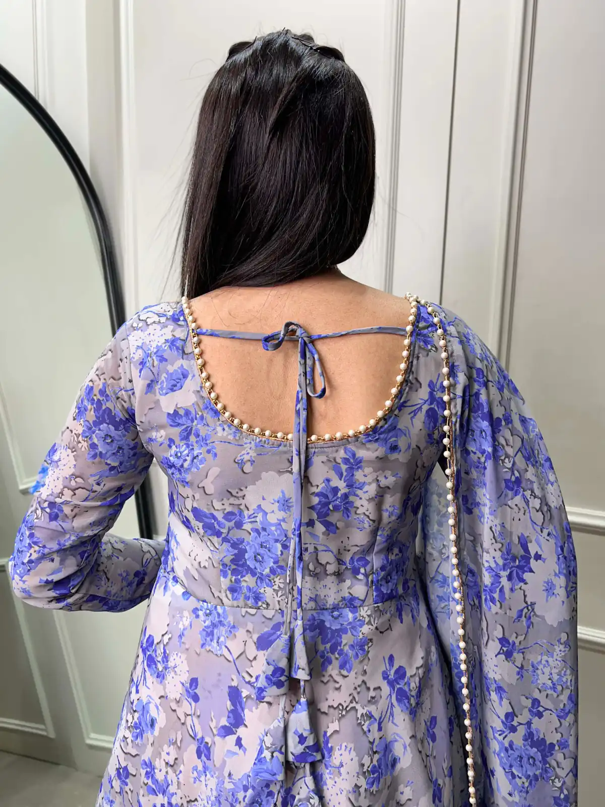 YNF 5008 Voilet Color Georgette Floral Printed Party Wear Gown Casual, Wedding, Party, Festive, Events Etc. Expected Delivery 4-6 Working Days 1799/- | Gowns, Bollywood Gowns, Creative Gowns, Designer Gowns, Embroidered Gowns, Party Wear Gowns