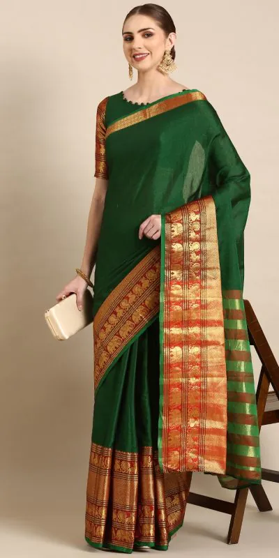 YNF 7409 Stone Green Color Narayan Pet Zari Weaving Work Saree Casual, Party Wear, Wedding, Events Etc. Expected Delivery 4-6 Working Days @1399/- | Designer Sarees, Sarees, Bollywood Sarees, Creative Sarees, Embroidered Sarees, Ethnic Saree, Modern Digital sarees, Party Wear Sarees