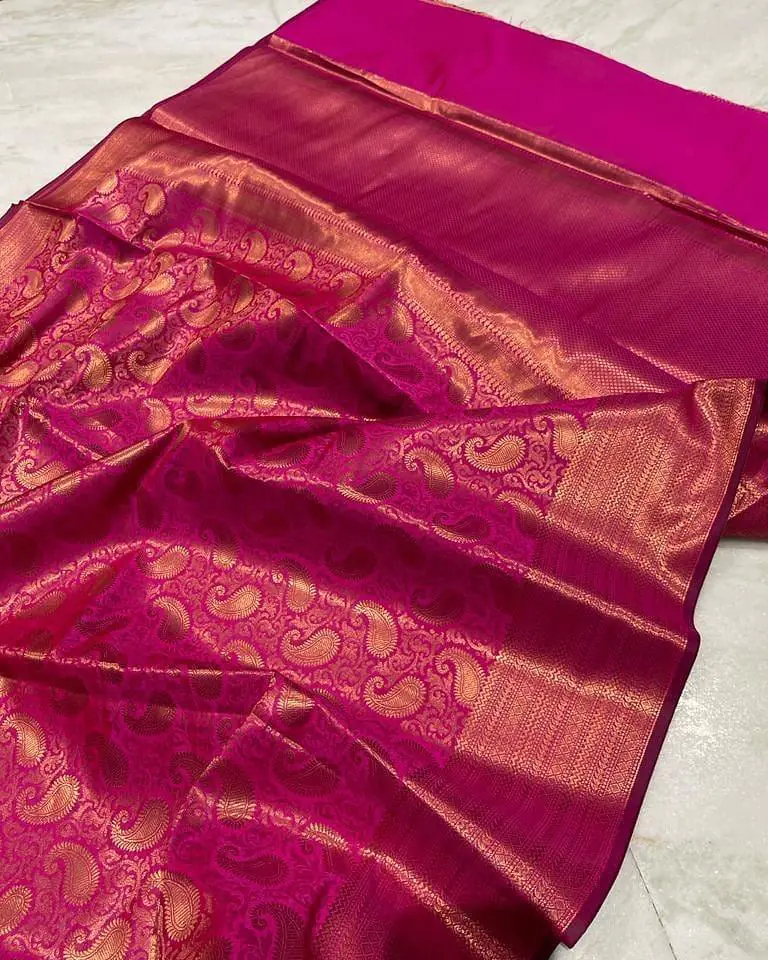 MS 252 Pink Color Soft Lichi Silk Border And Rich Pallu Saree Casual, Party Wear, Wedding, Events, Etc. Expected Delivery 4-6 Working Days 1449/- | Designer Sarees, Sarees, Bollywood Sarees, Creative Sarees, Embroidered Sarees, Ethnic Saree, Modern Digital sarees, Party Wear Sarees