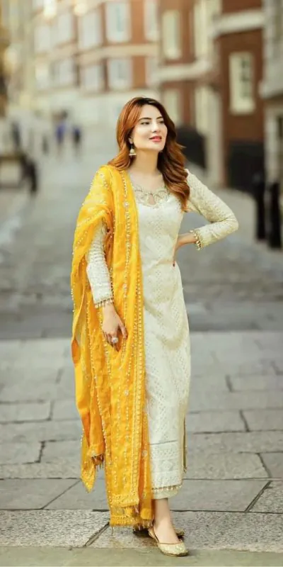 AD 146 White Color Faux Georgette Embroidery Sequence Work Kurti Casual, Party, Festive, Events Etc. Expected Delivery 4-6 Working Days @2299/- | Kurti, Bollywood Kurti, Creative Kurtis, Designer Kurti, Party Wear Kurti, Selfie Kurti