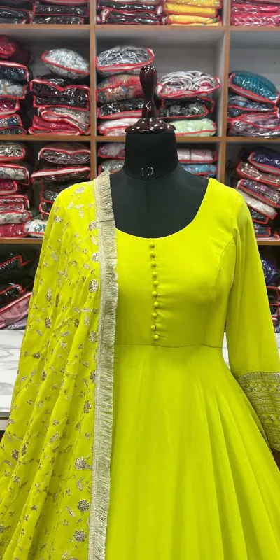 KB 241 Liril color Pure Soft Faux Georgette Anarkali Suit Casual, Wedding, Party, Festive, Events Etc. Expected Delivery 4-6 Working Days @ 2199 | Anarkali Suits, Bollywood Anarkali, Creative-Anarkali, Designer Anarkali, Embroidered Anarkali, Party Wear Anarkali
