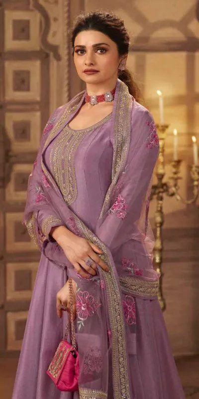 FC Noor Purple Gown Dola Silk Embroidery Sequence Work Anarkali Suit Wedding, Party, Festive events, etc. Expected Delivery  4-6 Working Days @2399/- Only | Anarkali Suits, Bollywood Anarkali, Creative-Anarkali, Designer Anarkali, Embroidered Anarkali, Party Wear Anarkali