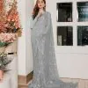 DF 3387 Grey Color Georgette Multi & Sequins Embroidery Work With Saree Casual, Party Wear, Wedding, Events Etc. Expected Delivery 4-6 Working Days 1699/- | Sarees, Bollywood Sarees, Creative Sarees, Designer Sarees, Embroidered Sarees, Ethnic Saree, Modern Digital sarees, Party Wear Sarees