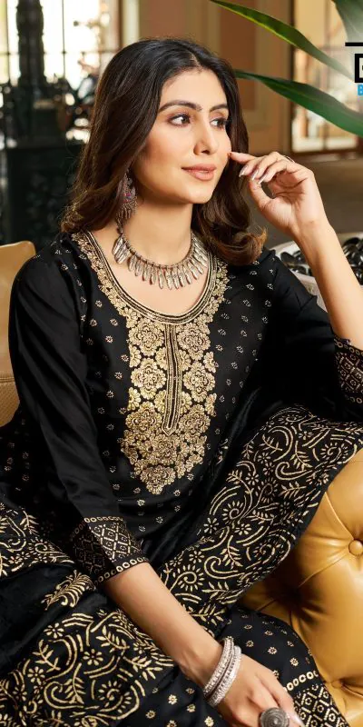 INLI Jasmin 3 Black Color Rayon Embroidery Work Printed Kurti Casual, Wedding, Party, Festive, Events Etc. Expected Delivery 4-6 Days @1849/- | Kurti, Bollywood Kurti, Creative Kurtis, Designer Kurti, Party Wear Kurti, Selfie Kurti