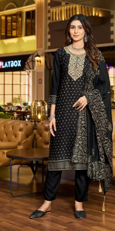 INLI Jasmin 3 Black Color Rayon Embroidery Work Printed Kurti Casual, Wedding, Party, Festive, Events Etc. Expected Delivery 4-6 Days @1849/- | Kurti, Bollywood Kurti, Creative Kurtis, Designer Kurti, Party Wear Kurti, Selfie Kurti