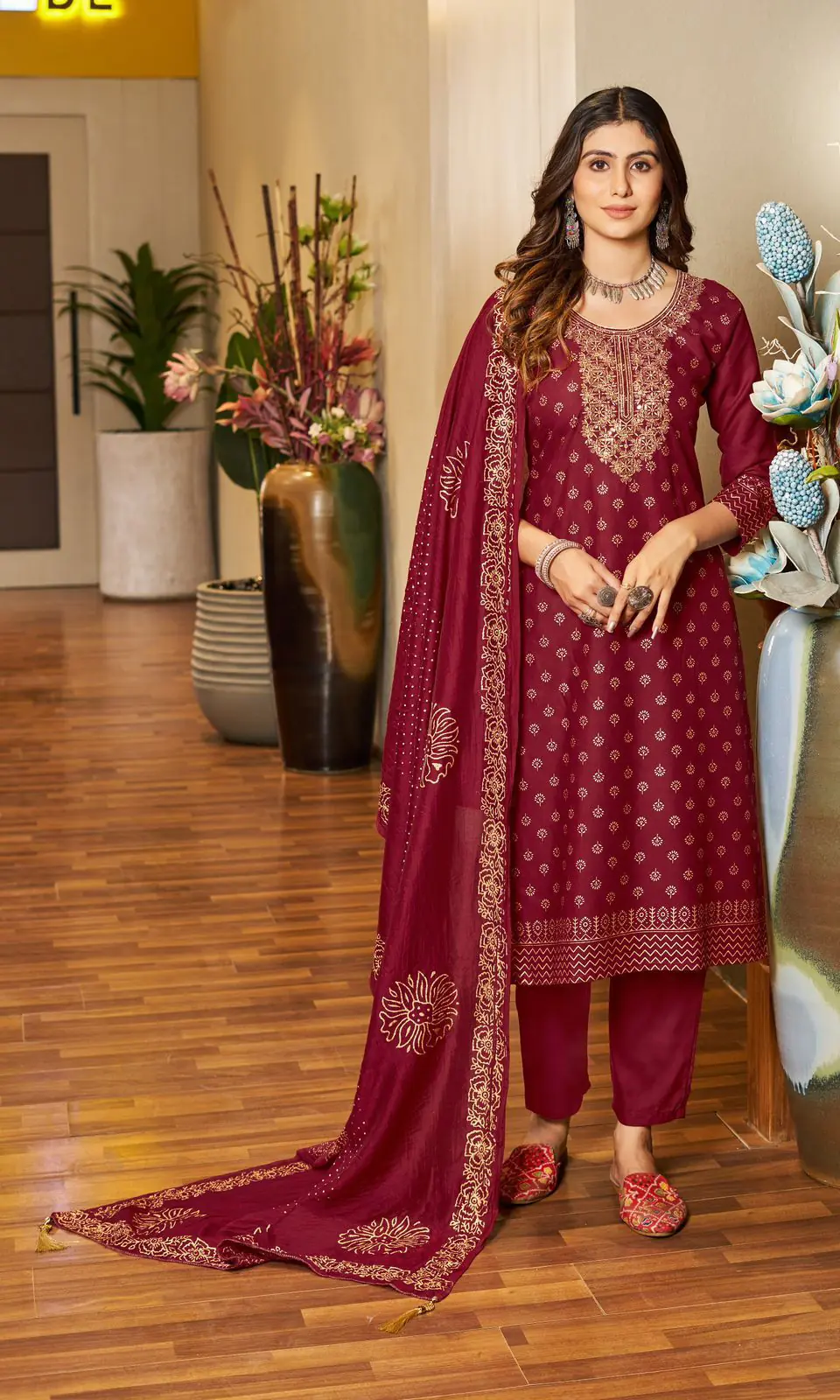 INLI Jasmin 3 Maroon Color Rayon Embroidery Work Printed Kurti Casual, Wedding, Party, Festive, Events Etc. Expected Delivery 4-6 Days @1849/- | Kurti, Bollywood Kurti, Creative Kurtis, Designer Kurti, Party Wear Kurti, Selfie Kurti