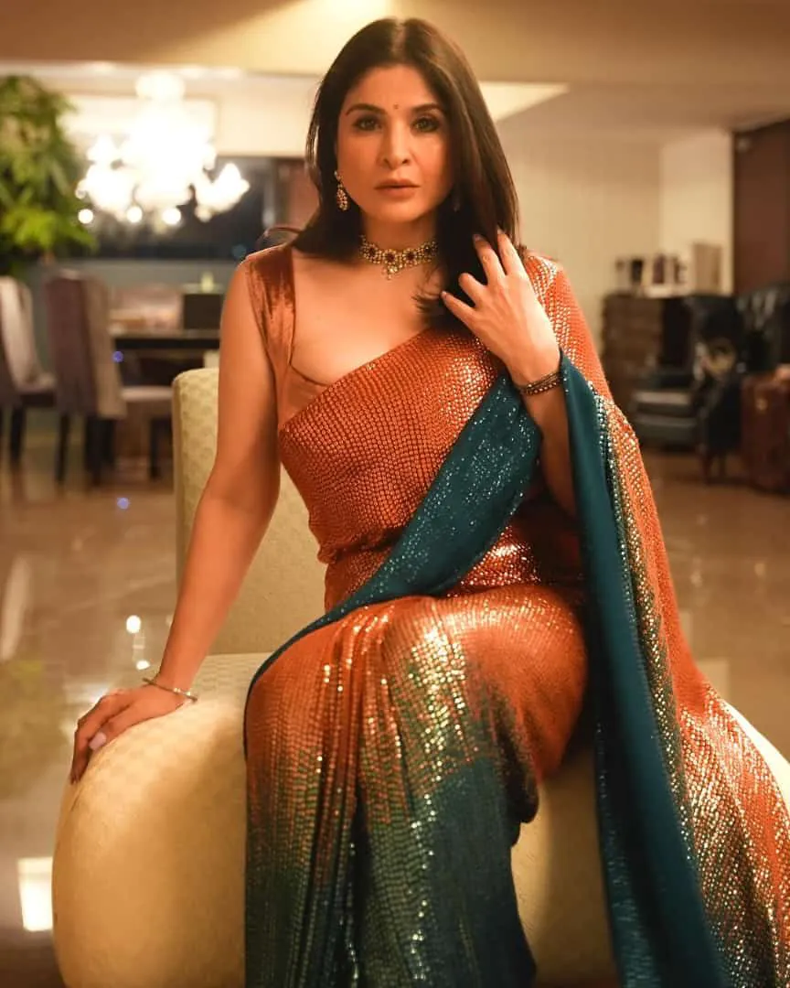 VIV 473 Orange Georgette Heavy Embroider Two Color Sequins Work Saree Casual, Party Wear, Wedding, Events Etc. Expected Delivery 4-6 Working Days 1999/- | Sarees, Bollywood Sarees, Creative Sarees, Designer Sarees, Embroidered Sarees, Ethnic Saree, Modern Digital sarees, Party Wear Sarees