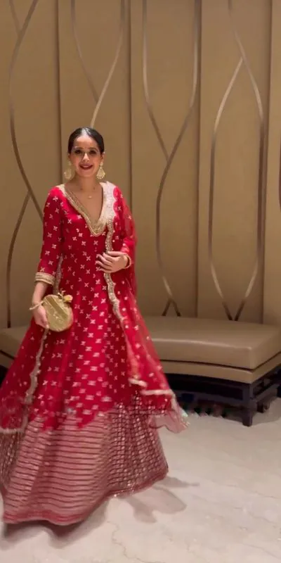 ZSR 773 Maroon Color Color Georgette Embroidery Sequence Work Gown Casual, Wedding, Party, Festive, Events Etc. Expected Delivery 4-6 Working Days 2299/- | Gowns, Bollywood Gowns, Creative Gowns, Designer Gowns, Embroidered Gowns, Party Wear Gowns