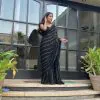 JR 595 Black Color Georgette Sequence Work With Peiping Saree Casual, Party Wear, Wedding, Events Etc. Expected Delivery 4-6 Working Days 1699/- | Sarees, Bollywood Sarees, Creative Sarees, Designer Sarees, Embroidered Sarees, Ethnic Saree, Modern Digital sarees, Party Wear Sarees