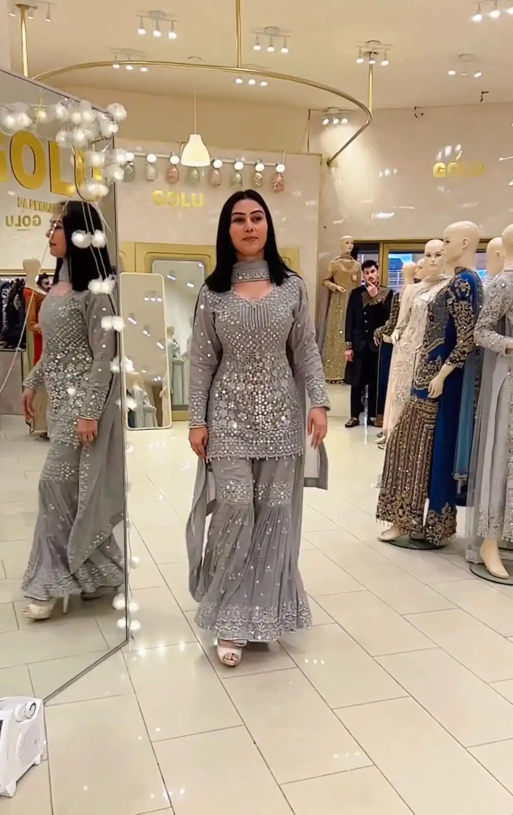 ZSR 3010 Grey Color Faux Georgette Embroidery Work Sharara Suit Casual, Wedding, Party, Festive, Events Etc. Expected Delivery 4-6 Working Days @2349/- | Jump Suits, Salwar suit, Casual Suits, Creative suits, Designer Suits, Palazzo Suits, Party Wear Suits, Patiala Suits, Straight Suits